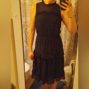 Monteau Black Sleeveless Dress